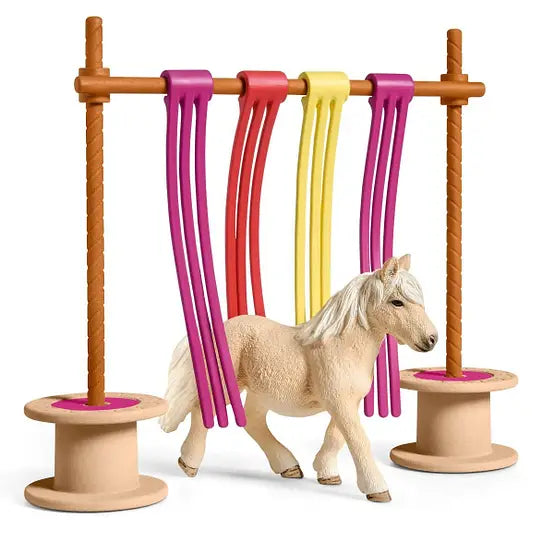 SCHLEICH-PONY CURTAIN OBSTACLE
