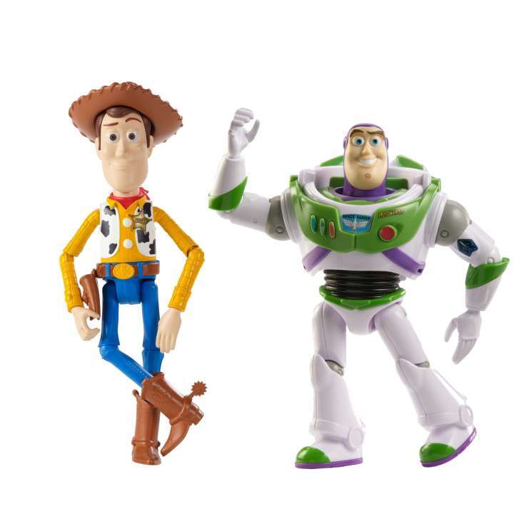 DISNEY PIXAR - BUZZ AND WOODY 7 INCH 2 PACK - PIZZA PLANET ADVENTURE PACK