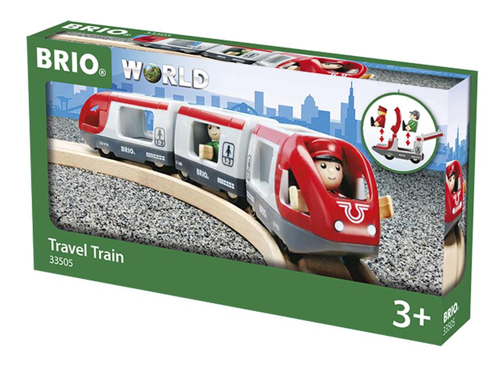 BRIO TRAIN - TRAVEL TRAIN - 5 PIECES