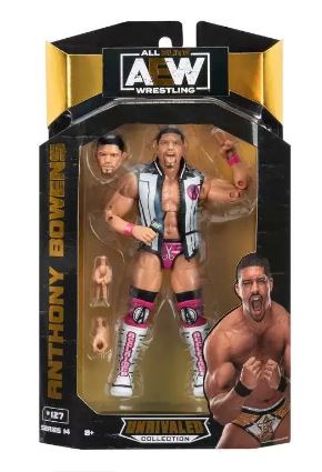 ALL ELITE AEW WRESTLING FIGURE 127 ANTHONY BOWENS - UNRIVALED COLLECTION