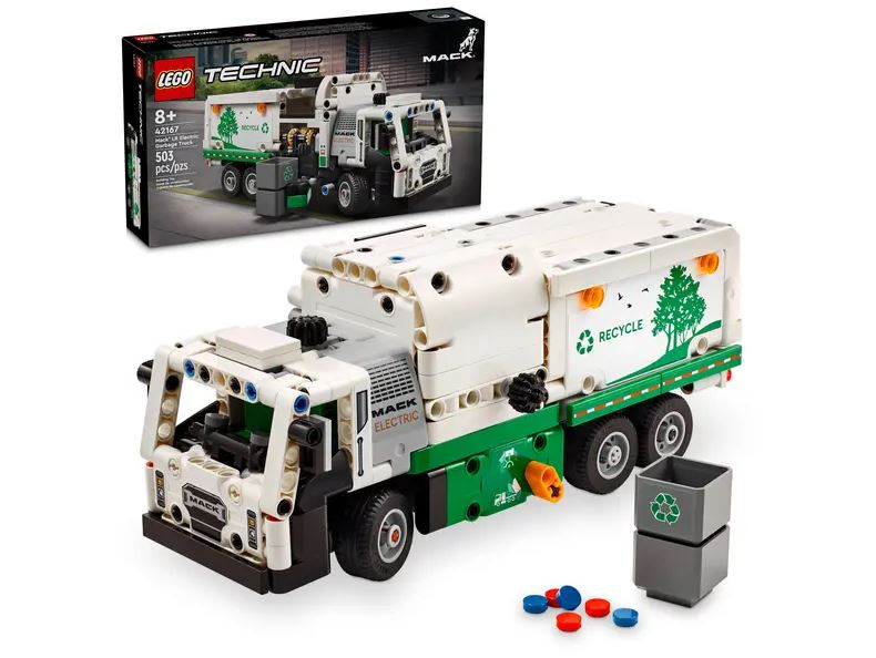 LEGO 42167 MACK LR ELECTRIC GARBAGE TRUCK