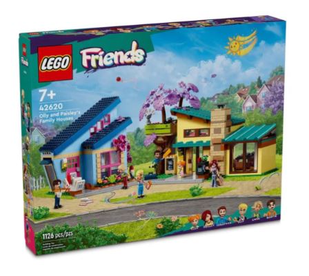 LEGO 42620 FRIENDS - OLLY AND PAISLEY'S FAMILY HOUSES