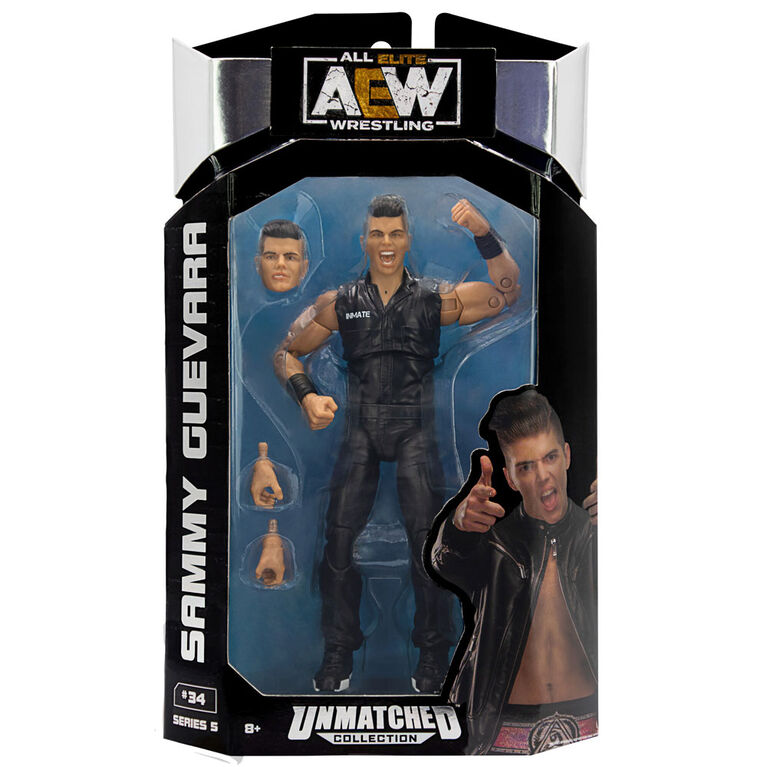 ALL ELITE AEW WRESTLING FIGURE 34 SAMMY GUEVARA - UNMATCHED COLLECTION