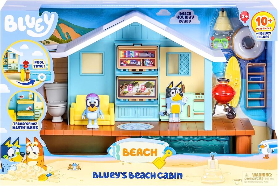 BLUEY'S BEACH CABIN PLAYSET