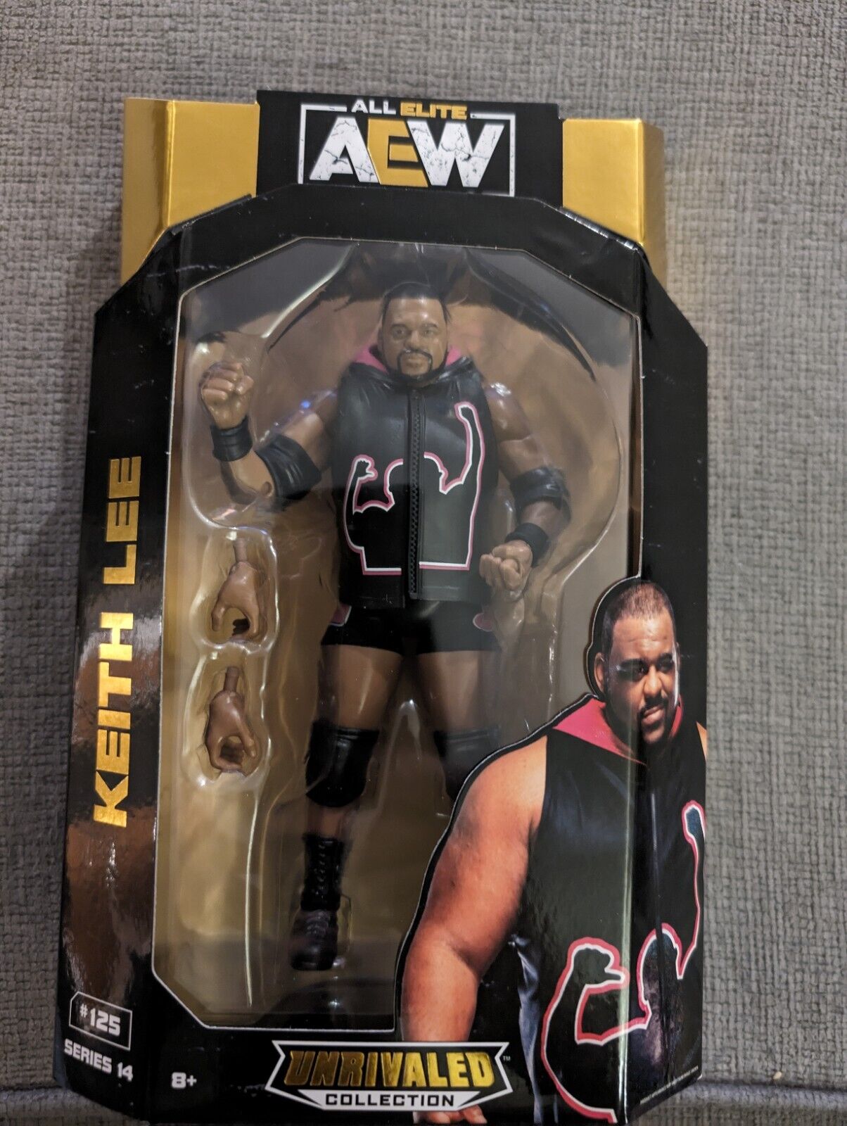 ALL ELITE AEW WRESTLING FIGURE 125 KEITH LEE - UNRIVALED COLLECTION