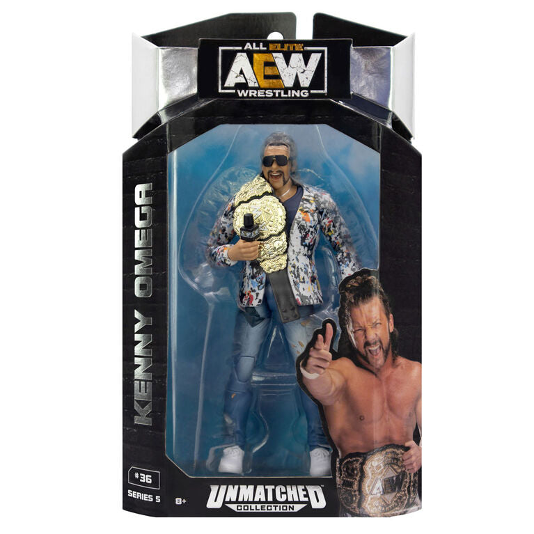 ALL ELITE AEW WRESTLING KENNY OMEGA FIGURE 36 - UNMATCHED COLLECTION
