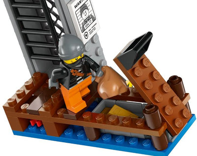 LEGO 60417 - CITY - POLICE SPEEDBOAT AND CROOKS HIDEOUT