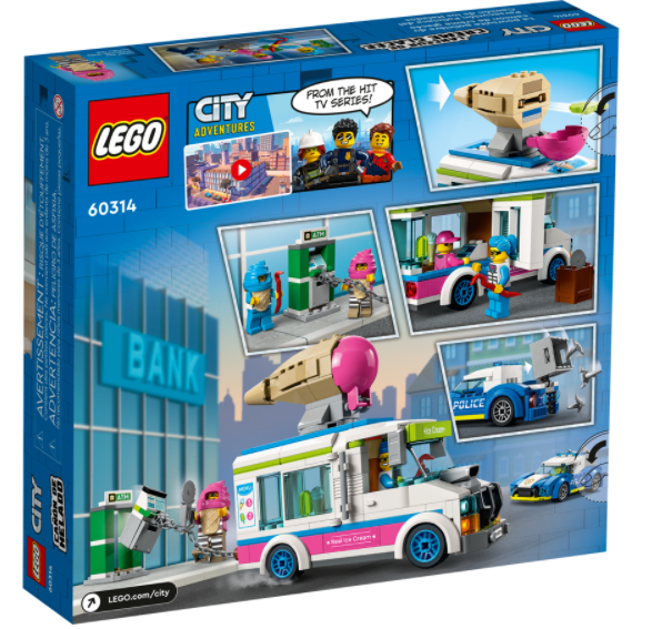 LEGO 60314 CITY ICE CREAM TRUCK POLICE CHASE