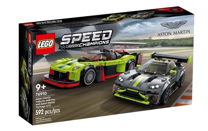 LEGO 76910 SPEED-CHAMPIONS - ASTON MARTIN VALKYRIE AMR PRO AND ASTON MARTIN VANTAGE GT3