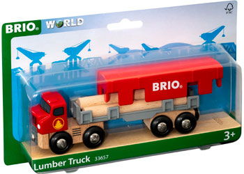 BRIO Vehicle Lumber Truck 6 pieces