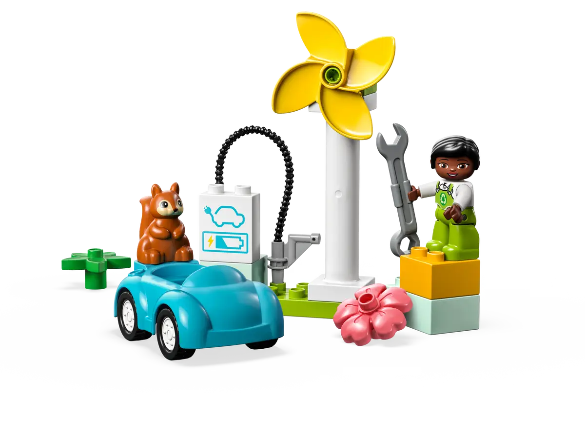 LEGO 10985 DUPLO - WIND TURBINE AND ELECTRIC CAR