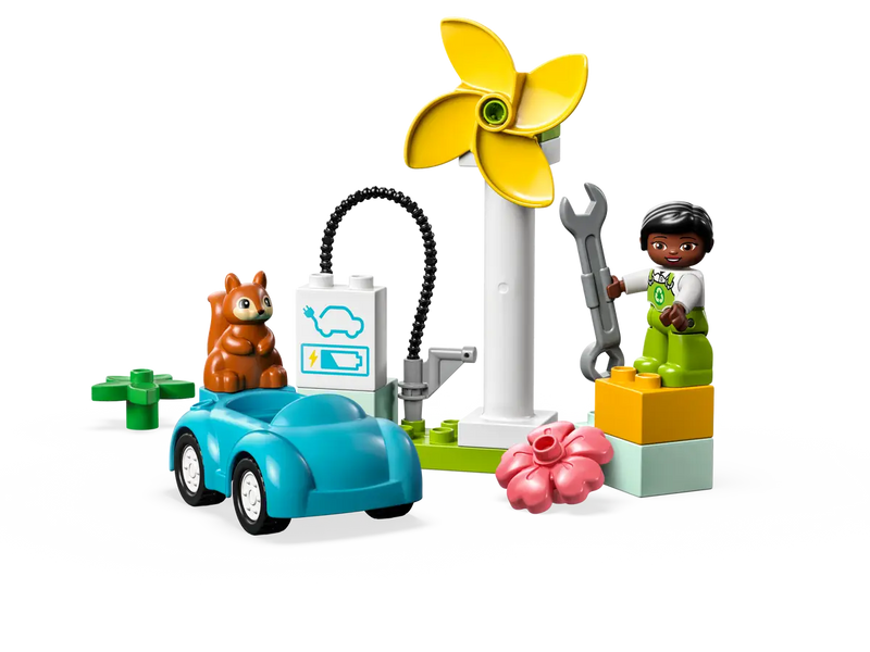 LEGO 10985 DUPLO - WIND TURBINE AND ELECTRIC CAR