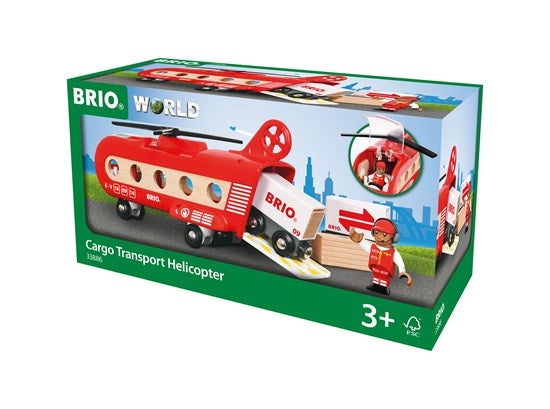 BRIO VEHICLE CARGO TRANSPORT HELICOPTER 8 PCS