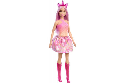 BARBIE UNICORN DOLL WITH PINK HAIR AND HORN
