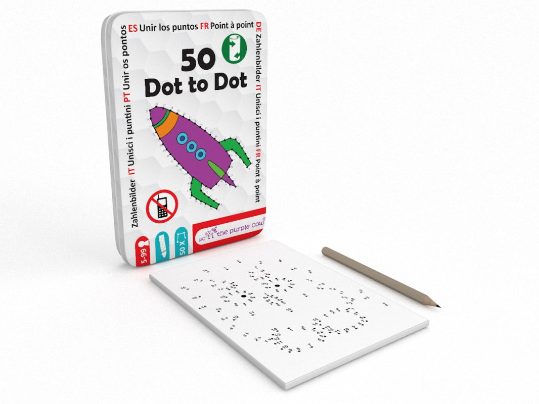 THE PURPLE COW TRAVEL TIN OF 50  - DOT TO DOT