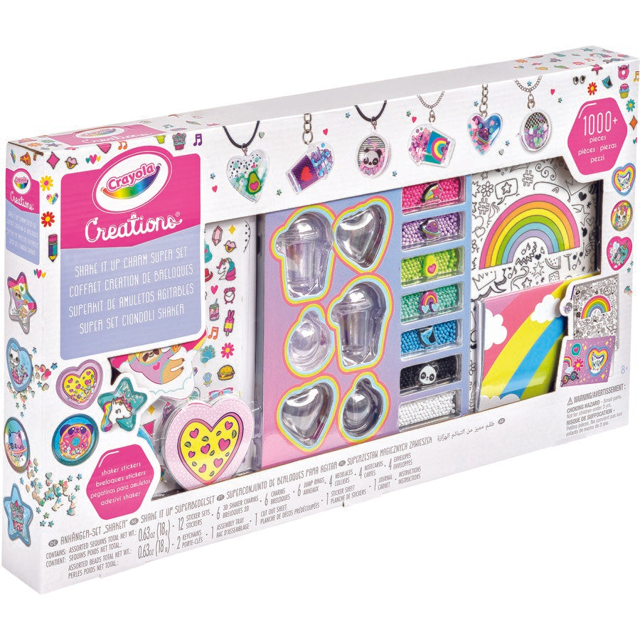 CRAYOLA CREATIONS - SHAKE IT UP! CHARMS & STICKERS SUPER SET