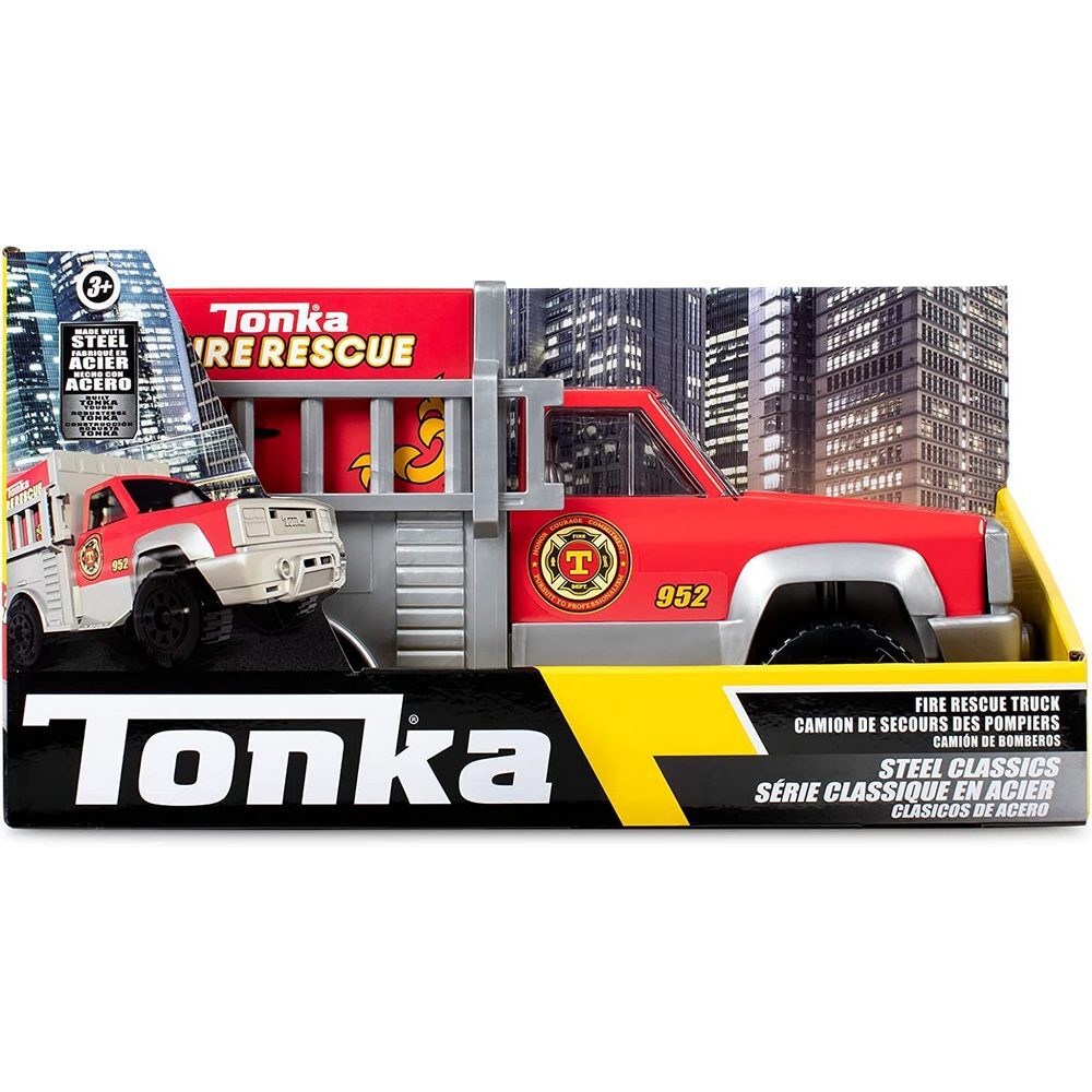 TONKA - STEEL CLASSIC FIRE RESCUE TRUCK