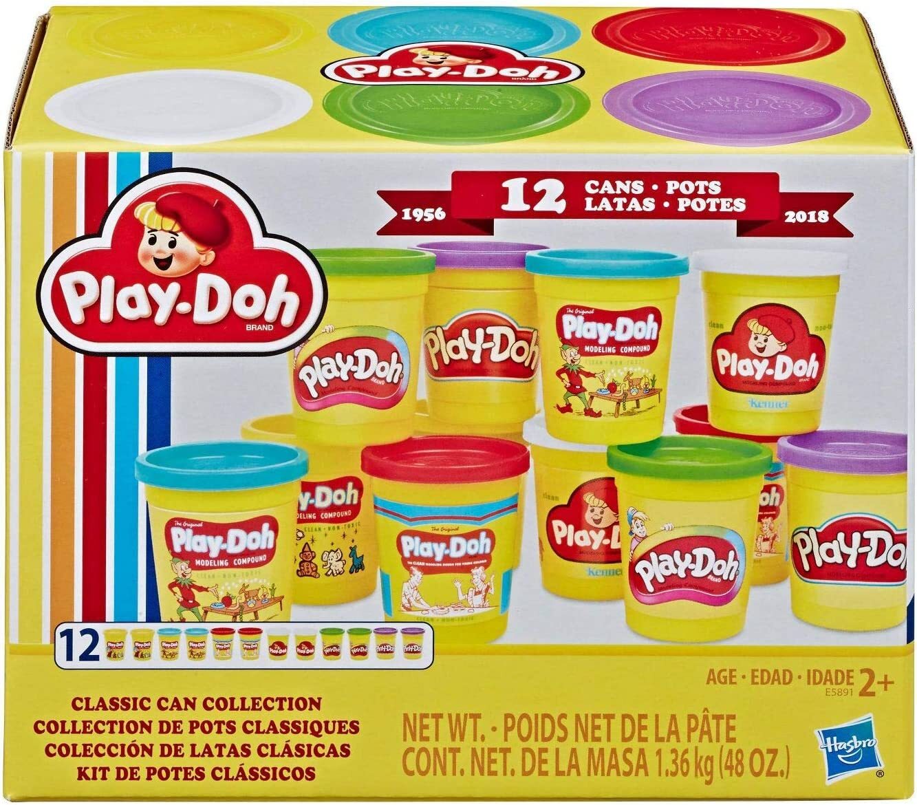 PLAY DOH - CLASSIC CAN COLLECTION