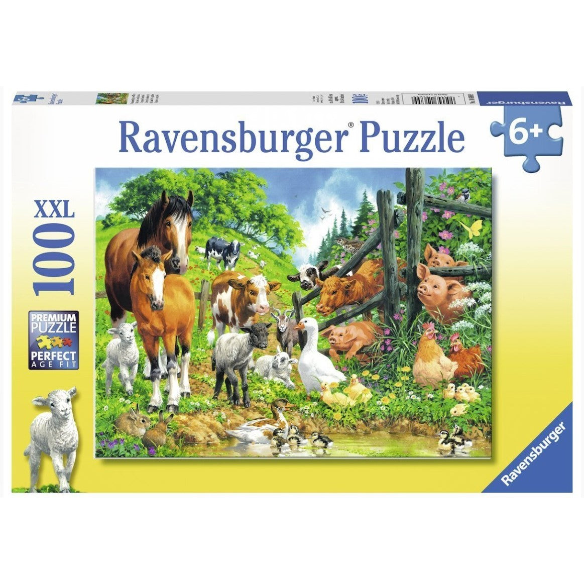 RAVENSBURGER 106899 - ANIMAL GET TOGETHER 100XXL PC PUZZLE