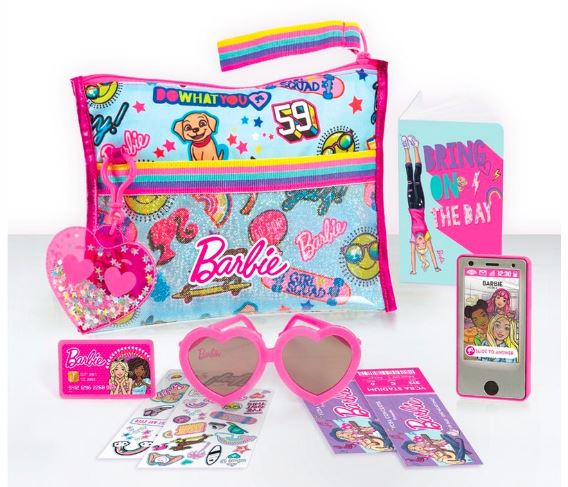 BARBIE - ELECTRONIC TRAVEL BAG SET 9PC PLAY ACCESSORY