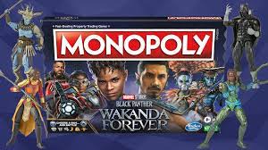 MONOPOLY - BLACK PANTER - WAKANDA FOREVER