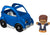 FISHER PRICE - LITTLE PEOPLE SMALL VEHICLE - BLUE CAR