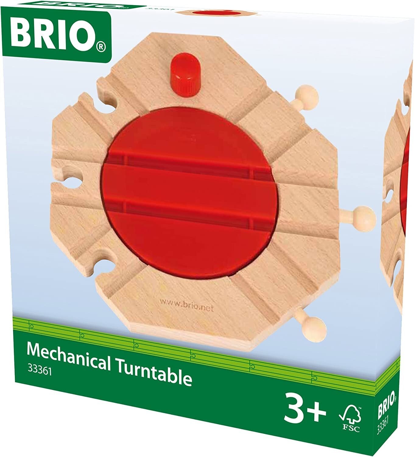BRIO TRACKS - MECHANICAL TURNTABLE