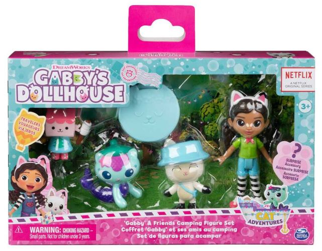 GABBYS DOLLHOUSE - GABBY AND FRIENDS CAMPING FIGURES