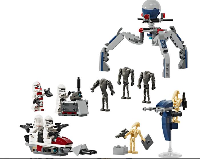 LEGO 75372 - STAR WARS - CLONE TROOPER AND BATTLE DROID - BATTLE PACK