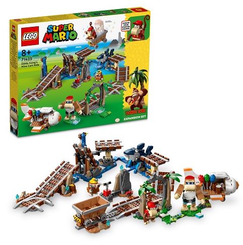 LEGO 71425 SUPER MARIO - DIDDY KONG'S MINE CART RIDE EXPANSION SET