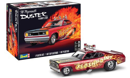 REVELL - 1/24 SCALE  '70 PLYMOUTH DUSTER FUNNY CAR