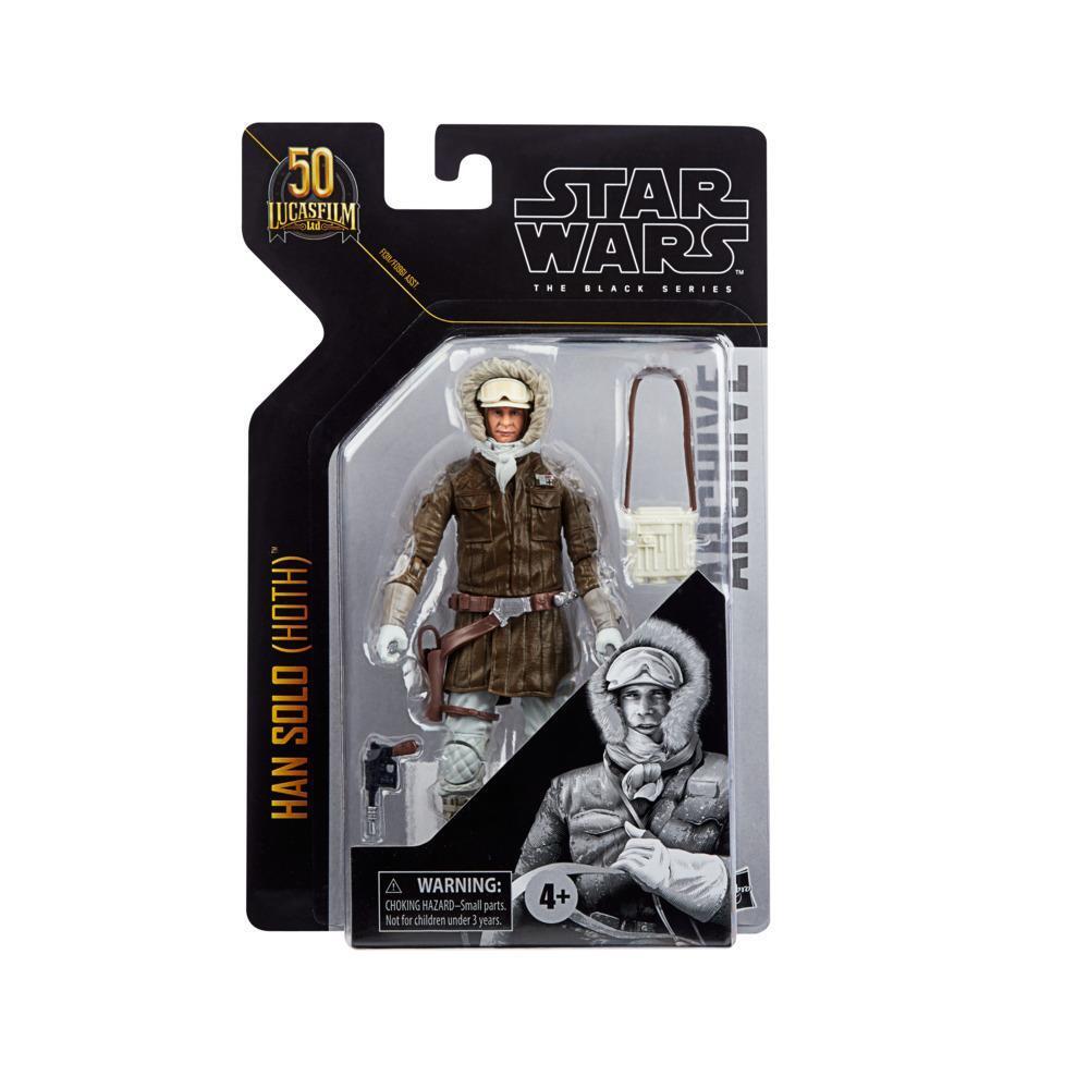 STAR WARS THE BLACK SERIES ARCHIVE HAN SOLO (HOTH) FIGURE