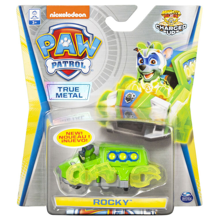 PAW PATROL METAL VEHICLE MIGHTY PUPS ASST ROCKY