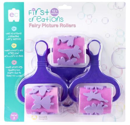 FIRST CREATIONS FAIRY PICTURE ROLLERS SET OF 3
