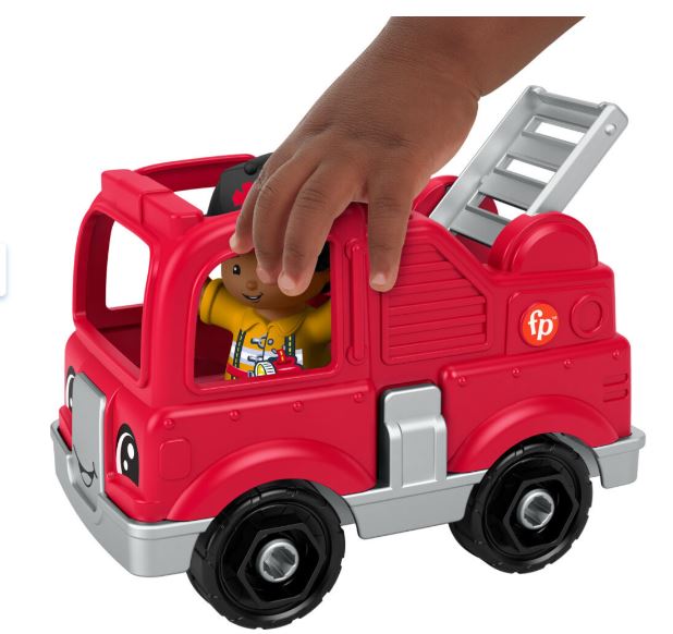 FISHER PRICE - LITTLE PEOPLE SMALL VEHICLE - RED FIRE ENGINE