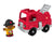 FISHER PRICE - LITTLE PEOPLE SMALL VEHICLE - RED FIRE ENGINE