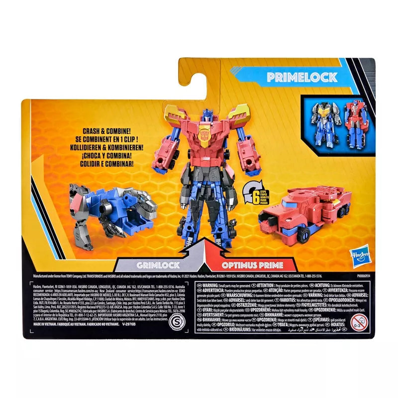TRANSFORMERS BUZZWORTHY BUMBLE BEE - GRIME LOCK AND OPTIMUS PRIME