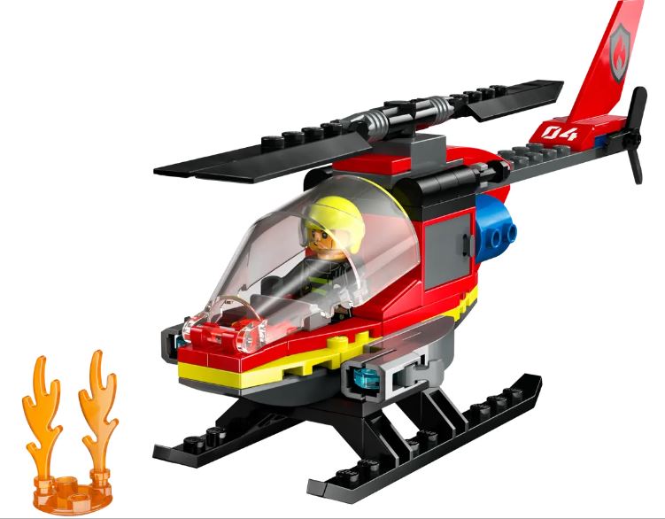 LEGO 60411 FIRE RESCUE HELICOPTER