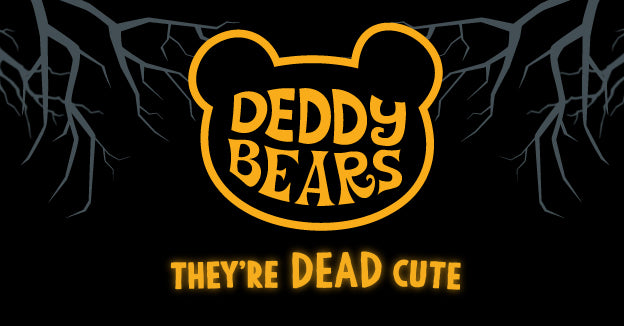 DEDDY BEARS - PLUSH IN BODY BAG 30CM - 'ZOMBEAR'