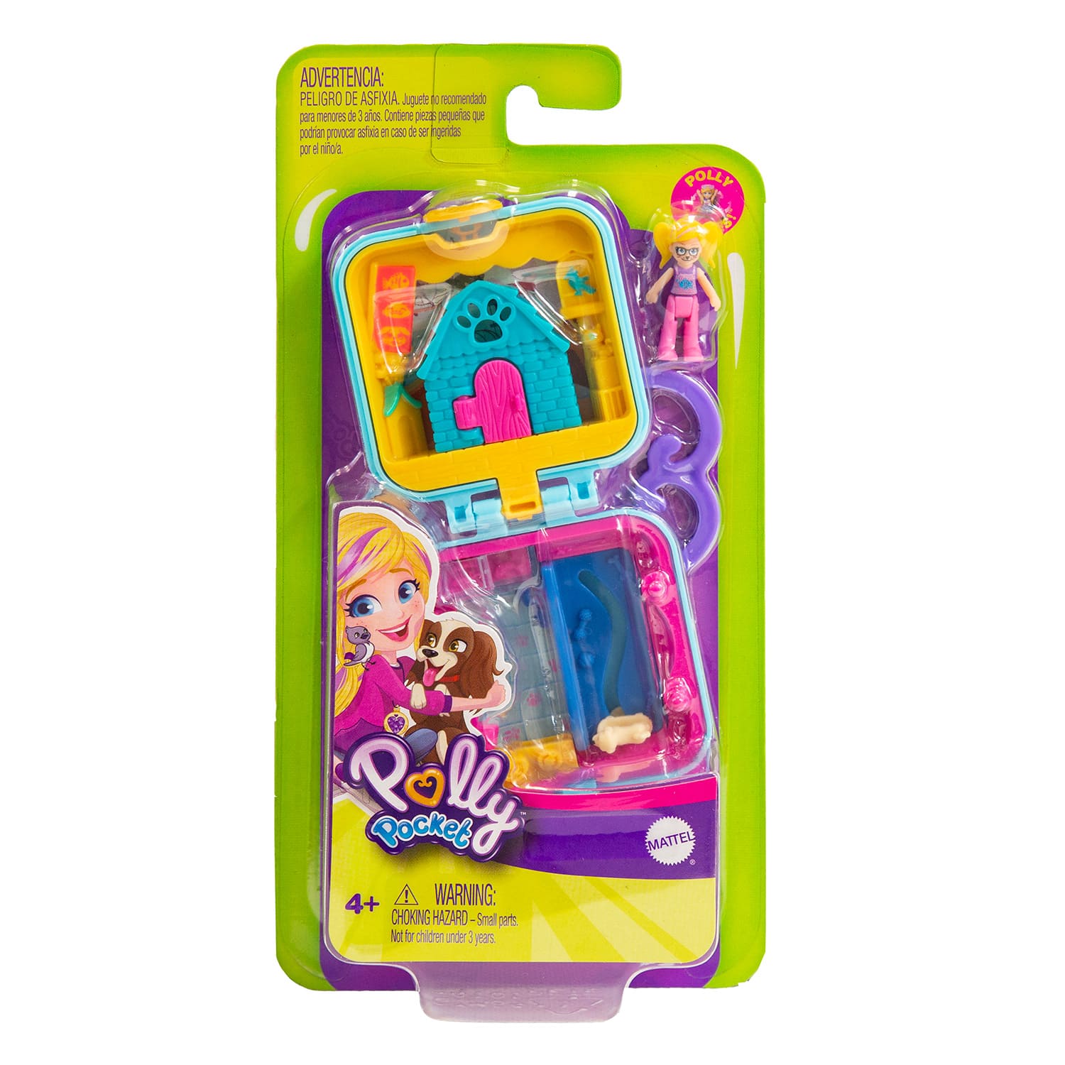 POLLY POCKET TINY POCKET PLACES COMPACT - DOG KENNEL
