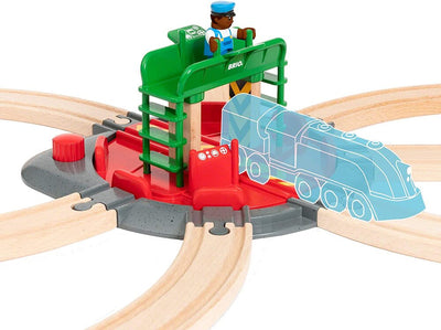 BRIO TURNTABLE AND FIGURE