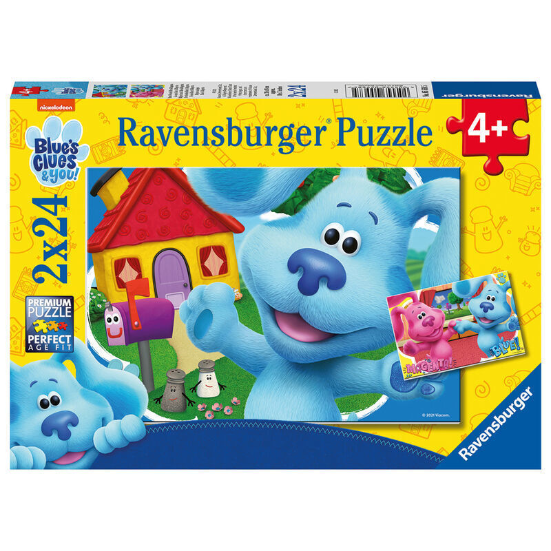RAVENSBURGER BLUES CLUES 2X24PC PUZZLE