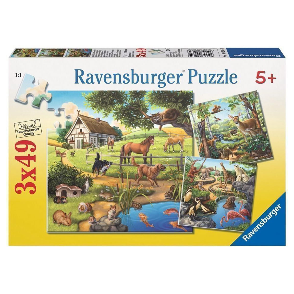 RAVENSBURGER - FOREST ZOO AND PETS PUZZLE