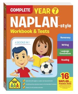 SCHOOL ZONE YEAR 7 NAPLAN STYLE WORKBOOK AND TESTS