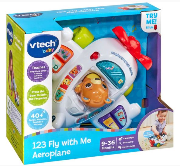 VTECH 123 FLY WITH ME AEROPLANE