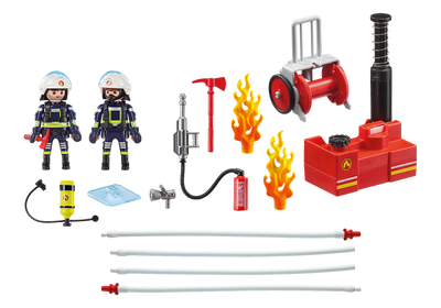 PLAYMOBIL CITY ACTION 9468 - FIREFIGHTERS WITH WATER PUMP