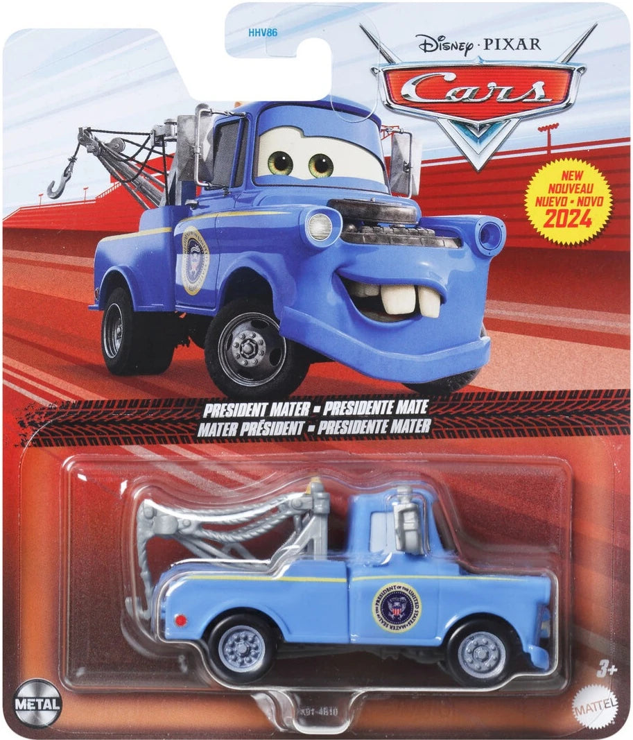 DISNEY CARS ON THE ROAD DIECAST ASSORTED SINGLES - PRESIDENT MATER