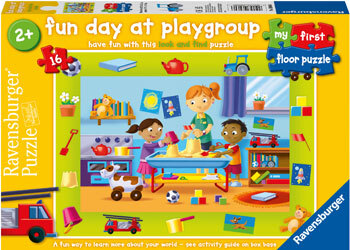 RAVENSBURGER - FUN DAY AT PLAYGROUP 16 PIECE PUZZLE