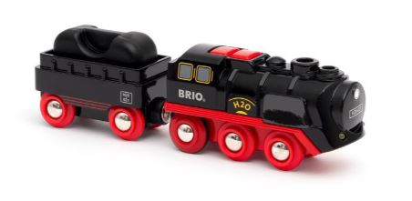 BRIO - BATTERY OPERATED STEAMING TRAIN - 33884
