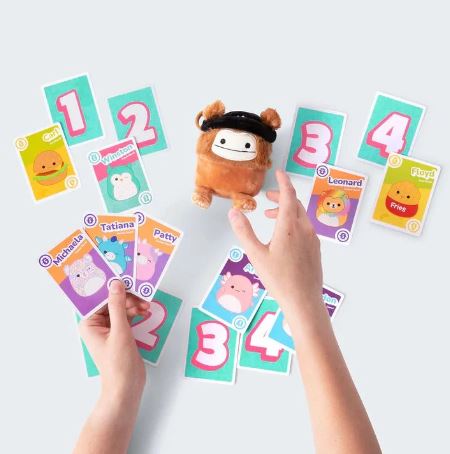 SQUISHMALLOWS TAKE 4 CARD GAME WITH PLUSH